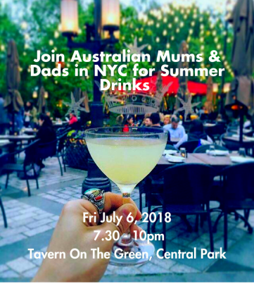 Summer drinks at Tavern on the Green Central Park New York City